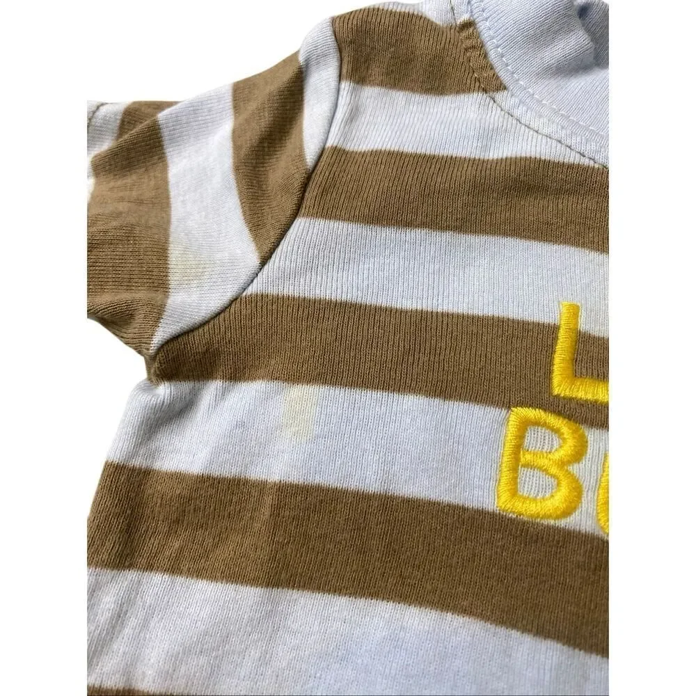 Lot of 4 Baby Gap Carter’s Baby Boy Pajama Shirt Bundle 3-6M Blue Animal Striped